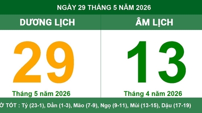 לוח שנה ירחי ל-29 במאי 2026: יומו של קוי מאו מבשר טובות להתחלת מיזמים חדשים ולחיפוש אחר עושר.
