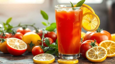 Lợi ích bất ngờ khi uống nước chanh cà chua trong mùa hè