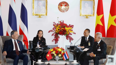 Setiausaha Agung dan Presiden To Lam bertemu dengan Speaker Parlimen Thailand Sophon Zaram