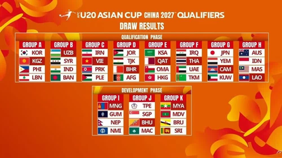 베트남 U20 대표팀은 2027 AFC U20 아시안컵 예선에서 이란, 북한, 팔레스타인과 같은 조에 속해 있습니다.