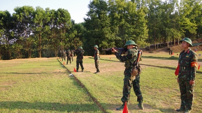 ກອງພັນທີ 852 ສຳເລັດການທົດສອບ "ລະເບີດສາມຄັ້ງ" ສຳລັບທະຫານໃໝ່ - ໜັງສືພິມອອນໄລນ໌ Cao Bang