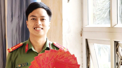 First Lieutenant Thai Vinh Tai - a man who has persistently donated blood to save lives for ten years.
