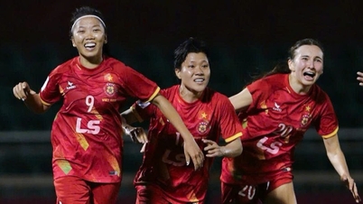 Vietnamese women's football team enters top 6 in Asia for the first time.