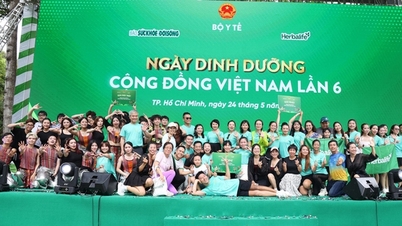 Velkolepé vystoupení, které získalo Zvláštní cenu na 6. ročníku Vietnamského dne komunitní výživy.