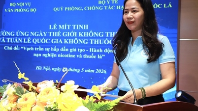 Bộ Nội vụ đề nghị cán bộ, công chức, viên chức, người lao động gương mẫu thực hiện nói không với thuốc lá