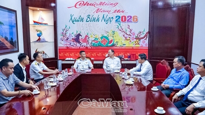 Il segretario provinciale del Partito, Nguyen Ho Hai, incontra i dirigenti della Saigon Newport Corporation.