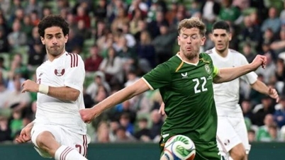 Irlandia pokonała Katar w meczu, w którym pokazano dwie czerwone kartki.