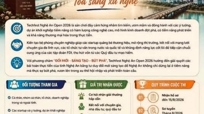 Departamentul de Sănătate din Nghe An răspunde și promovează competiția Techfest Nghe An Open 2026.