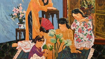 L'artista Tran Nguyen Dung: l'uomo che preserva la bellezza del passato attraverso la pittura.
