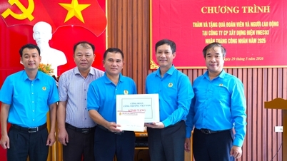 Il sindacato vietnamita dell'industria e del commercio fa visita ai lavoratori di VNECO3.