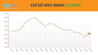 Індекс MXV відновлює позитивну динаміку після 7 послідовних сесій зниження.