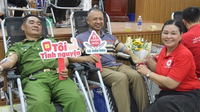 La comuna de Nam Thanh Mien recolectó 171 unidades de sangre durante la jornada de donación.