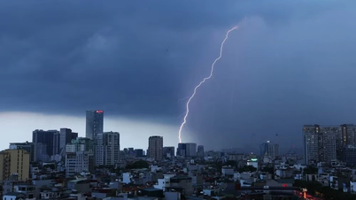 Il Vietnam settentrionale sta per essere colpito da nuove forti piogge: sussiste il rischio di grandine e forti raffiche di vento.
