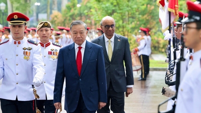 Lễ đón Tổng Bí thư, Chủ tịch nước Tô Lâm và Phu nhân tại Singapore