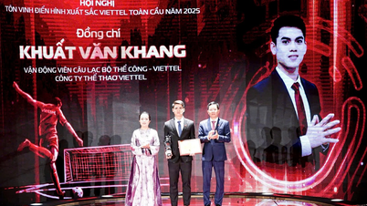 Khuat Van Khang merasa terhormat menerima penghargaan Viettel's Stars.