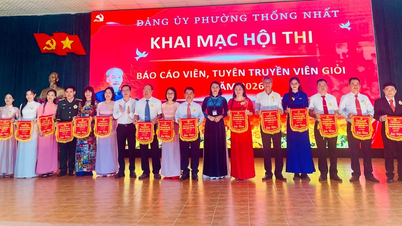 Thong Nhat Ward inaugura o Concurso de Excelente Apresentador e Propagandista de 2026.