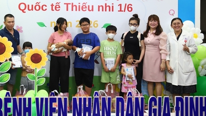 A special International Children's Day for child patients at Gia Dinh People's Hospital.