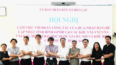 เทศบาลเมืองฮวาหลักให้คำมั่นว่าจะส่งมอบที่ดินทั้งหมด 100% สำหรับโครงการมหาวิทยาลัยเวียดนาม-ญี่ปุ่น ก่อนวันที่ 30 มิถุนายน