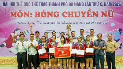 Tien Phuoc memenangkan Turnamen Bola Voli Wanita Kota Da Nang.