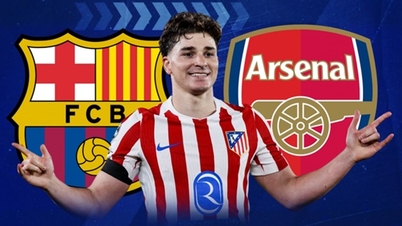 Julian Alvarez quitte l'Atlético Madrid : une course à quatre se joue entre Barcelone, Arsenal, le PSG et le Bayern.