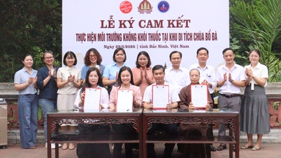 Bac Ninh: Creare un ambiente senza fumo presso la pagoda Bo Da.