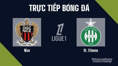 Mérkőzés előzetese és élő közvetítése a Nice és a Saint Etienne közötti Ligue 1-es mérkőzésről az On Football-on, 2026. május 30-án.