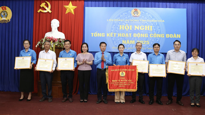Der Provinzverband der Gewerkschaften von Khanh Hoa fasst seine Aktivitäten für das Jahr 2025 zusammen.