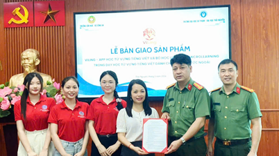 THAI NGUYENIN KASVATUSTIEDE YLIOPISTO SIIRTÄÄ TIETEELLISIÄ JA TEKNOLOGISIA TUOTTEITA VIETNAMIN KIELEN OPETUSTEN TUKEKSI LAOLAISILLE OPISKELIJOILLE JA HARJOITTELIJOILLE JULKISEN TURVALLISUUDEN KULTTUURIKOULUSTA.