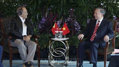 Generalsekretær og president To Lam møter presidenten i Øst-Timor