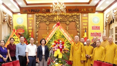 Předseda Výboru Vietnamské vlasti města Hanoje navštívil buddhistické instituce a poblahopřál jim k oslavám Buddhových narozenin.