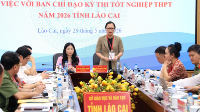 Il Ministero dell'Istruzione e della Formazione ispeziona i preparativi per l'esame di maturità del 2026 a Lao Cai.