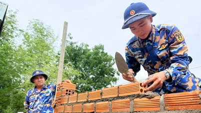 Briged 101 telah menyiapkan projek perumahan amal itu dalam masa yang sesingkat mungkin.