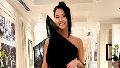 Hong Nhung appare giovane e bellissima dopo le cure contro il cancro; Tuan Hung e sua moglie si abbracciano mentre sciano.