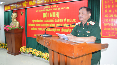 Military Region 7 conducts training on population, family, and child welfare.