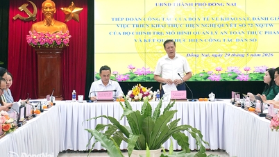 Kementerian Kesehatan bekerja sama dengan Komite Rakyat Kota Dong Nai dalam pelaksanaan Resolusi 72.