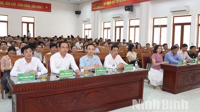 Le quartier de Tay Hoa Lu dresse le bilan d'une année de fonctionnement du système politique et gouvernemental local à deux niveaux.