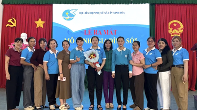 สมาคมสตรีตำบลเตย์นิงฮวา เปิดตัวโมเดล "ครอบครัวดิจิทัล"