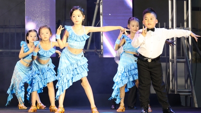 Nästan 200 barn från Bac Ninh deltog i "Sommardansfestivalen".