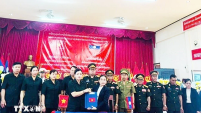 The remains of Vietnamese volunteer soldiers and experts who died in Laos have been handed over to Vietnam.
