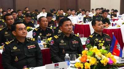 ベトナム、ラオス、カンボジアの軍隊から集まった若い将校たちが、ダナンで交流プログラムを実施した。