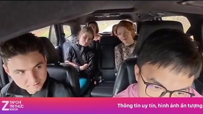 Western tourist bursts into tears as she says goodbye to taxi driver who 'speaks English fluently'.