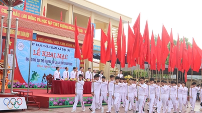 มีผู้เข้าร่วมพิธีเปิดงานเทศกาลกีฬาประจำตำบลไดไลกว่า 800 คน