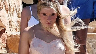 De Beckhams trekken de aandacht.