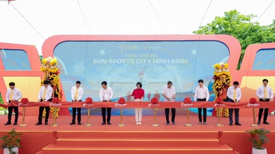 Ninh Binh: Taman sukan pelbagai guna yang dilaburkan oleh Sun Group telah dirasmikan.