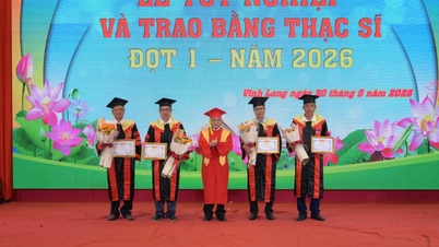 The newly graduated master's students awarded scholarships to academically gifted students from disadvantaged backgrounds.
