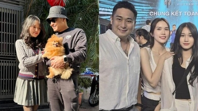 Hong Dang ve Minh Tiep, kızlarına Hanoi'deki 10. sınıf giriş sınavında eşlik ettiler.