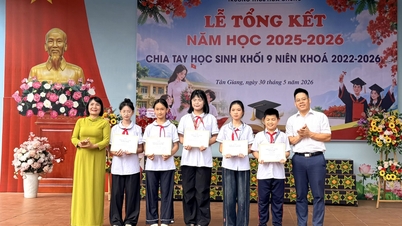 A Escola Secundária Hoa Chung encerra o ano letivo de 2025-2026 - Jornal Online Cao Bang