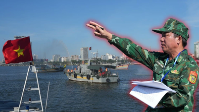 Guardas de fronteira de Da Nang instalam um "escudo de aço" no rio Han para garantir a segurança do festival de fogos de artifício DIFF 2026.