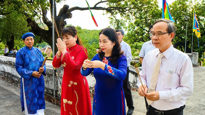 พิธีรำลึกครบรอบ 139 ปีแห่งการเสียชีวิตของวีรบุรุษผู้รักชาติ ไม ซวน เถือง