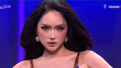 Nonostante i piedi gonfi, Huong Giang ha comunque sfoggiato un bikini mozzafiato alla finale dell'MGI All Stars.